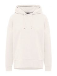 ELBSAND Bluza "Mathea" w kolorze białym rozmiar: XS. Białe bluzy ELBSAND, xs, bez wzorów, bez ramiączek, z kapturem. Za 163.45 zł.