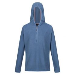 Bluza Z Kapturem Damska Mikropolar Suwak Do Połowy Warriewood. Niebieskie bluzy Regatta, l, bez wzorów, sportowe, bez ramiączek, z kapturem. Za 64.99 zł.