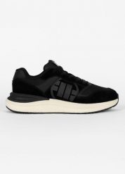 Buty sportowe PITBULL lekkie oddychające sneakersy zamszowe ENCINO. Brązowe buty treningowe PITBULL, bez wzorów, z gumy, bez zapięcia. Za 299.00 zł.