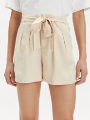 Vero Moda Szorty materiałowe Mia 10209543 Beżowy Slim Fit. Brązowe szorty Vero Moda, bez wzorów, z lyocellu. Za 109.99 zł.