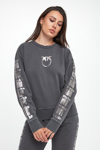 Bluza damska crewneck z logo Mindelo PINKO. Bluzy Pinko, s, bez wzorów, bez kaptura. Za 1,059.00 zł.