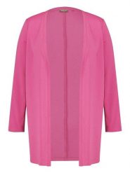 SAMOON Kardigan w kolorze różowym rozmiar: 48. Różowe swetry Samoon, bez wzorów, z bawełny, bez ramiączek. Za 113.90 zł.