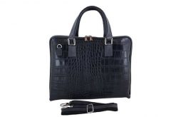 Torba na laptopa skórzana BARBERINI'S ciemnoszara 118/1-28. Szare torby na laptopa Barberinis, bez wzorów, ze skóry. Za 359.99 zł.