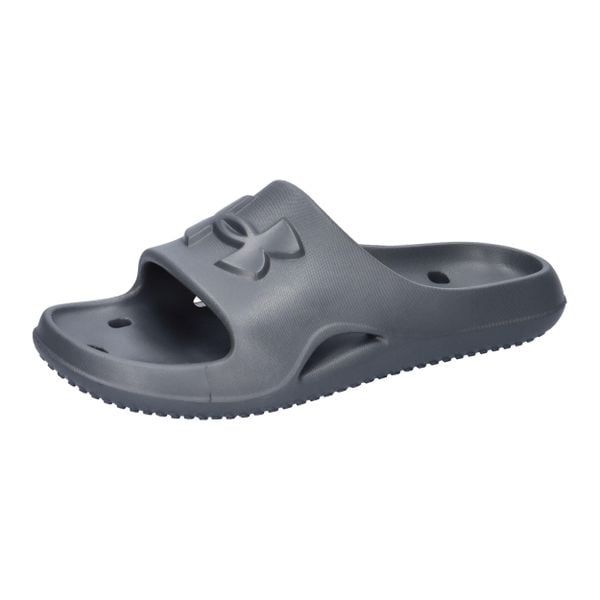 Klapki Sportowe Unisex Under Armour W Locker V Sl Us9. Szare klapki Under Armour, bez wzorów, z materiału, sportowe, bez obcasa, bez zapięcia. Za 115.55 zł.