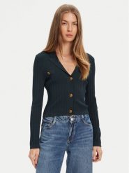 Guess Kardigan W5YR11 Z0130 Zielony Regular Fit. Zielone swetry Guess, xxl, z aplikacjami, z wiskozy, bez ramiączek. Za 479.99 zł.