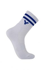 Skarpety sportowe VICTOR SK09. Białe skarpetki Victor, bez wzorów, z materiału. Za 58.99 zł.