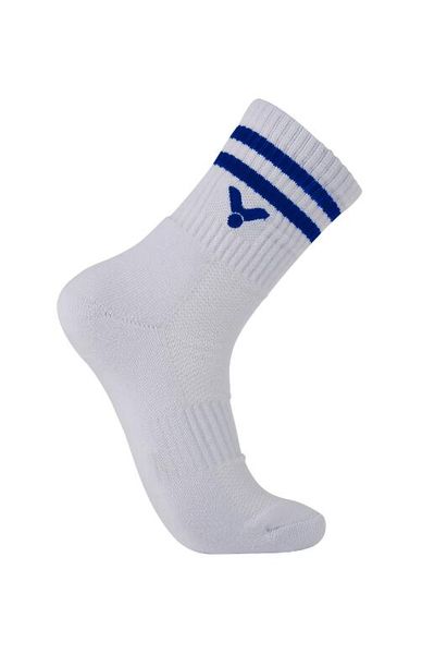 Skarpety sportowe VICTOR SK09. Białe skarpetki Victor, bez wzorów, z materiału. Za 58.99 zł.