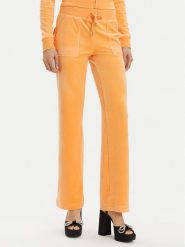 Juicy Couture Spodnie dresowe Del Ray JCAP180 Pomarańczowy Regular Fit. Brązowe spodnie dresowe Juicy Couture, bez wzorów, z dresówki. Za 509.99 zł.