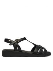 Pikolinos Sandały Roquetas W9B-0789 Czarny. Czarne sandały Pikolinos, bez wzorów, ze skóry, bez obcasa, na płaskiej podeszwie, bez zapięcia. Za 559.99 zł.