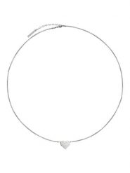 Liebeskind Naszyjnik z elementem ozdobnym - dł. 40 cm rozmiar: onesize. Szare naszyjniki Liebeskind, z materiału, ze stali. Za 157.73 zł.