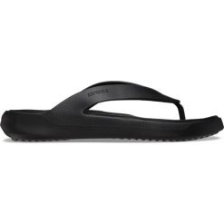 Japonki damskie Crocs Getaway Flip. Czarne japonki Crocs, bez wzorów, sportowe. Za 186.32 zł.