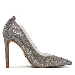 Szpilki Steve Madden. Szare szpilki Steve Madden, bez wzorów, bez obcasa, na szpilce, bez zapięcia. Za 609.99 zł.