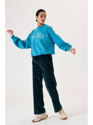 Garcia Bluza w kolorze niebieskim rozmiar: L. Niebieskie bluzy Garcia, l, bez wzorów, z bawełny, bez kaptura. Za 74.11 zł.