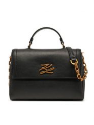 KARL LAGERFELD Torebka A1W30170 Czarny. Czarne torebki klasyczne KARL LAGERFELD, bez wzorów, ze skóry, bez dodatków. Za 849.99 zł.