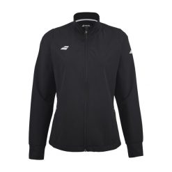 Bluza tenisowa damska Babolat Play. Czarne bluzy BABOLAT, bez wzorów, bez kaptura, tenisowe. Za 319.99 zł.