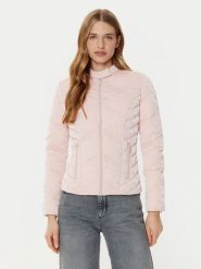 Guess Kurtka puchowa W5RL00 WGV30 Różowy Regular Fit. Czerwone kurtki Guess, m, z aplikacjami, z puchu, bez kaptura. Za 799.99 zł.