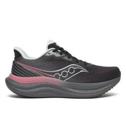 Buty do biegania damskie Saucony Triumph 23. Czarne buty do biegania Saucony, bez wzorów, bez zapięcia, do biegania. Za 1,095.00 zł.