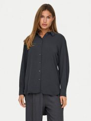 JDY Koszula Kenta 15268316 Czarny Regular Fit. Czarne koszule JDY, xs, bez wzorów, z syntetyku, bez kołnierzyka, bez ramiączek. Za 79.99 zł.