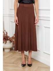 Joséfine Spódnica "Boniz" w kolorze jasnobrązowym rozmiar: M. Brązowe spódnice Joséfine, na co dzień, m, bez wzorów, maxi, proste. Za 183.15 zł.