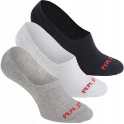 Skarpetki treningowe Pepe Jeans PMU10652 stopki. Białe skarpetki Pepe Jeans, bez wzorów, z jeansu, na fitness i siłownię. Za 49.00 zł.