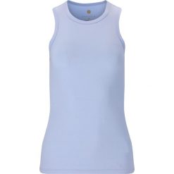 Damski tank top Athlecia Madilyn. Niebieskie topy Athlecia, bez wzorów, sportowe, bez kołnierzyka, bez ramiączek. Za 133.50 zł.