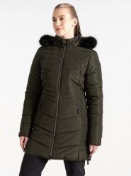 Dare 2b Płaszcz pikowany "Striking IIII" w kolorze khaki rozmiar: 44. Brązowe płaszcze Dare 2b, bez wzorów, bez kaptura. Za 299.37 zł.