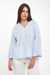 Koszula damska z lyocellu Pia ECOALF. Koszule Ecoalf, s, bez wzorów, z lyocellu, bez kołnierzyka, bez ramiączek. Za 489.00 zł.