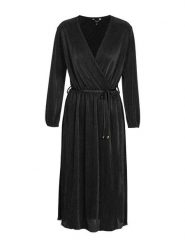 Herrlicher Sukienka w kolorze czarnym rozmiar: XL. Czarne sukienki Herrlicher, xl, bez wzorów, z tkaniny, bez kołnierzyka, bez ramiączek, maxi. Za 87.40 zł.