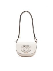 Guess Torebka Calebra Mini HWBG95 36780 Biały. Białe listonoszki Guess, z aplikacjami, ze skóry, bez dodatków. Za 549.99 zł.