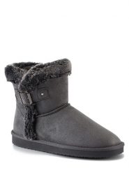 ISLAND BOOT Botki zimowe "Algoma" w kolorze szarym rozmiar: 38. Szare botki Island Boot, bez wzorów, z materiału, bez obcasa, bez zapięcia. Za 151.17 zł.