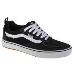 Buty sportowe do chodzenia unisex, Vans Twill Kyle Walker. Szare buty sportowe lifestyle Vans, bez wzorów, sportowe, bez zapięcia. Za 249.99 zł.
