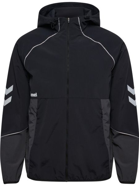 Kurtka z dresu Hummel Blaze 26 Athleisure. Czarne kurtki Hummel, l, bez wzorów, z dresówki, klasyczne, z kapturem. Za 317.50 zł.