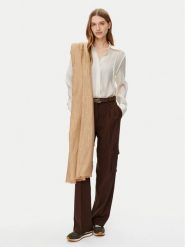 LAUREN RALPH LAUREN Szal 454937219004 Beżowy. Brązowe szaliki i kominy Lauren Ralph Lauren, bez wzorów, z bawełny. Za 419.99 zł.