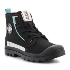 Buty Palladium Pampa Underlayer 99183-008-M Black czarne. Czarne buty treningowe bez wzorów, z gumy, bez zapięcia, outdoorowe. Za 503.88 zł.