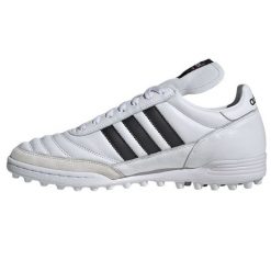 Buty piłkarskie adidas Mundial Team Tf ID4053 białe. Białe buty treningowe z aplikacjami, z materiału, bez zapięcia, do piłki nożnej. Za 738.23 zł.