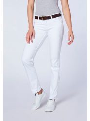 Polo Sylt Dżinsy - Regular fit - w kolorze białym rozmiar: W31/L32. Białe jeansy Polo Sylt, l, z aplikacjami, ze skóry, klasyczne. Za 105.88 zł.