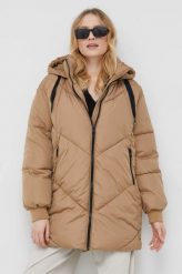 Vero Moda kurtka damska kolor beżowy przejściowa. Brązowe kurtki Vero Moda, l, bez wzorów, bez kaptura. Za 279.99 zł.