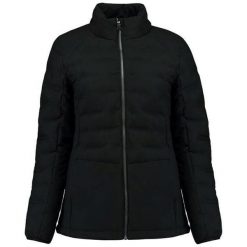 Kurtka zimowa Kjelvik Sitaa dla kobiet - Stylowa i wodoodporna. Czarne kurtki ZUMBA WEAR, na zimę, bez wzorów, eleganckie, bez kaptura. Za 238.99 zł.