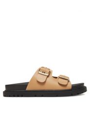 MEXX Klapki EO-MX/021C-HY Beżowy. Brązowe klapki Mexx, bez wzorów, ze skóry, bez obcasa, bez zapięcia. Za 249.99 zł.