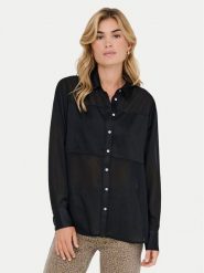 ONLY Koszula Star 15360299 Czarny Regular Fit. Czarne koszule ONLY, l, bez wzorów, z syntetyku, retro, bez kołnierzyka, bez ramiączek. Za 149.99 zł.