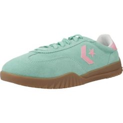 Buty CONVERSE RUN STAR TRAINER OX Zielony. Zielone buty sportowe lifestyle Converse, bez wzorów, z zamszu, retro, bez zapięcia. Za 389.99 zł.