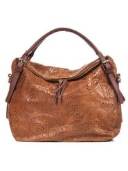 Anna Morellini Skórzany shopper bag "Cortona" w kolorze brązowym - 40 x 36 x 16 cm rozmiar: onesize. Brązowe shopper bag Anna Morellini, bez wzorów, z materiału, na ramię, bez dodatków. Za 304.99 zł.