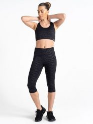 Dare 2b Legginsy sportowe "Influential" w kolorze czarnym rozmiar: 52. Czarne legginsy Dare 2b, bez wzorów, z materiału, sportowe. Za 82.64 zł.