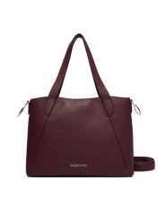 Valentino Torebka Thaoe Re VBSA5M02 Bordowy. Czerwone shopper bag Valentino, bez wzorów, ze skóry, bez dodatków. Za 749.99 zł.
