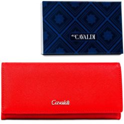Portfel damski 4U Cavaldi GD22-SFK czerwony. Czerwone portfele 4U Cavaldi, bez wzorów. Za 45.00 zł.