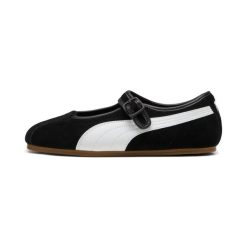 Damskie buty sportowe z niską cholewką Puma Tacklette. Czarne buty treningowe Puma, bez wzorów, z gumy, przed kostkę, bez zapięcia. Za 314.00 zł.