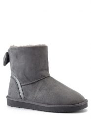ISLAND BOOT Botki zimowe "Massey" w kolorze szarym rozmiar: 38. Szare botki Island Boot, bez wzorów, z materiału, bez obcasa, bez zapięcia. Za 203.02 zł.