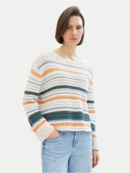 Tom Tailor Sweter 1040352 Kolorowy Loose Fit. Swetry Tom Tailor, s, bez wzorów, z bawełny, bez ramiączek. Za 149.99 zł.