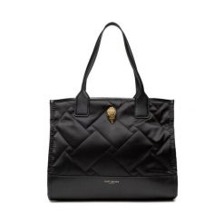 Torebka Kurt Geiger. Czarne shopper bag Kurt Geiger, bez wzorów, klasyczne, bez dodatków. Za 469.99 zł.