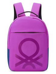 Delsey x Benetton Plecak "Fabrica" w kolorze różowym - 30 x 44 x 14 cm rozmiar: onesize. Różowe plecaki Delsey x Benetton, bez wzorów, z materiału, na ramię, bez dodatków. Za 178.79 zł.